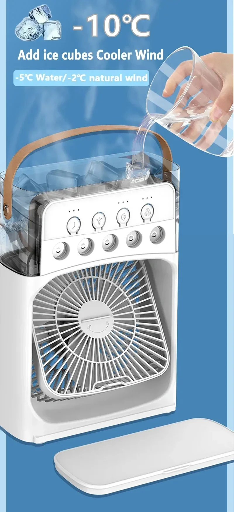breezeCooler™ – 3-in-1 Personal Air Cooler & Humidifier Fan