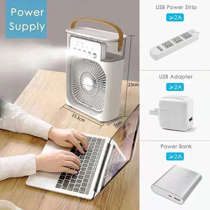 breezeCooler™ – 3-in-1 Personal Air Cooler & Humidifier Fan